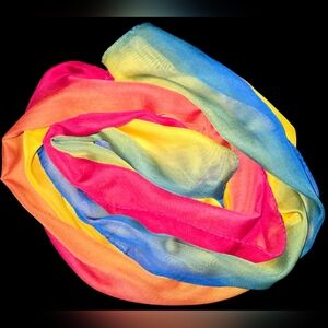 Vibrant Rainbow Scarf
